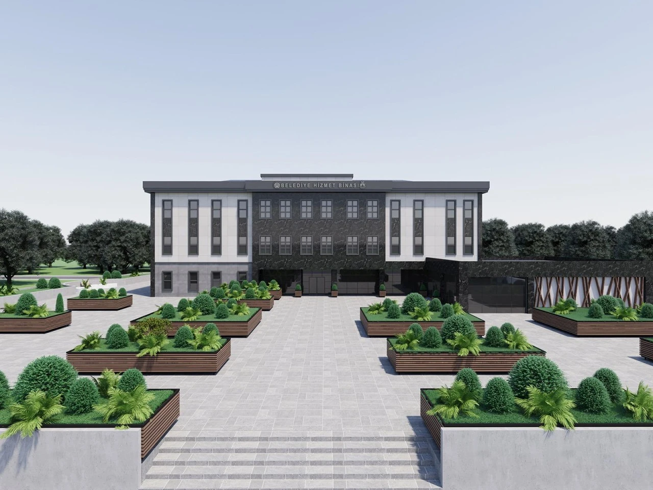 Ak&ccedil;adağ ve Doğanşehir il&ccedil;elerine belediye hizmet binası yapılıyor