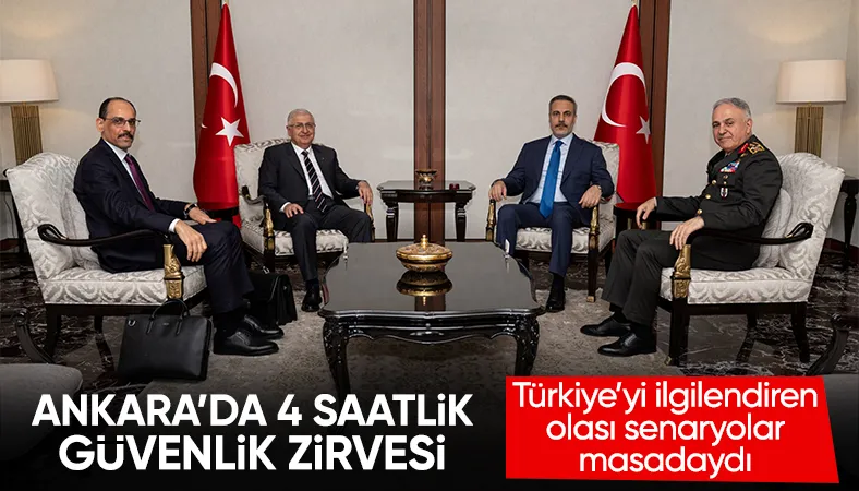 Ankara’da kritik güvenlik zirvesi: İsrail-İran gerilimi masaya yatırıldı