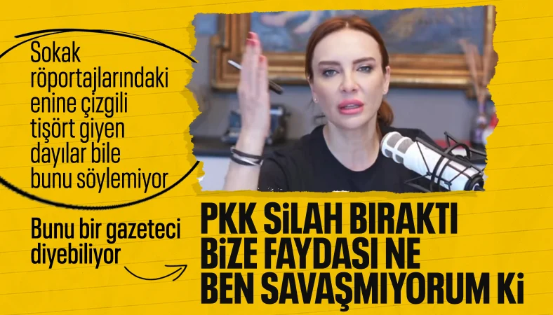 Bahar Feyzan: PKK'nın silah bırakmasının bize ne faydası var