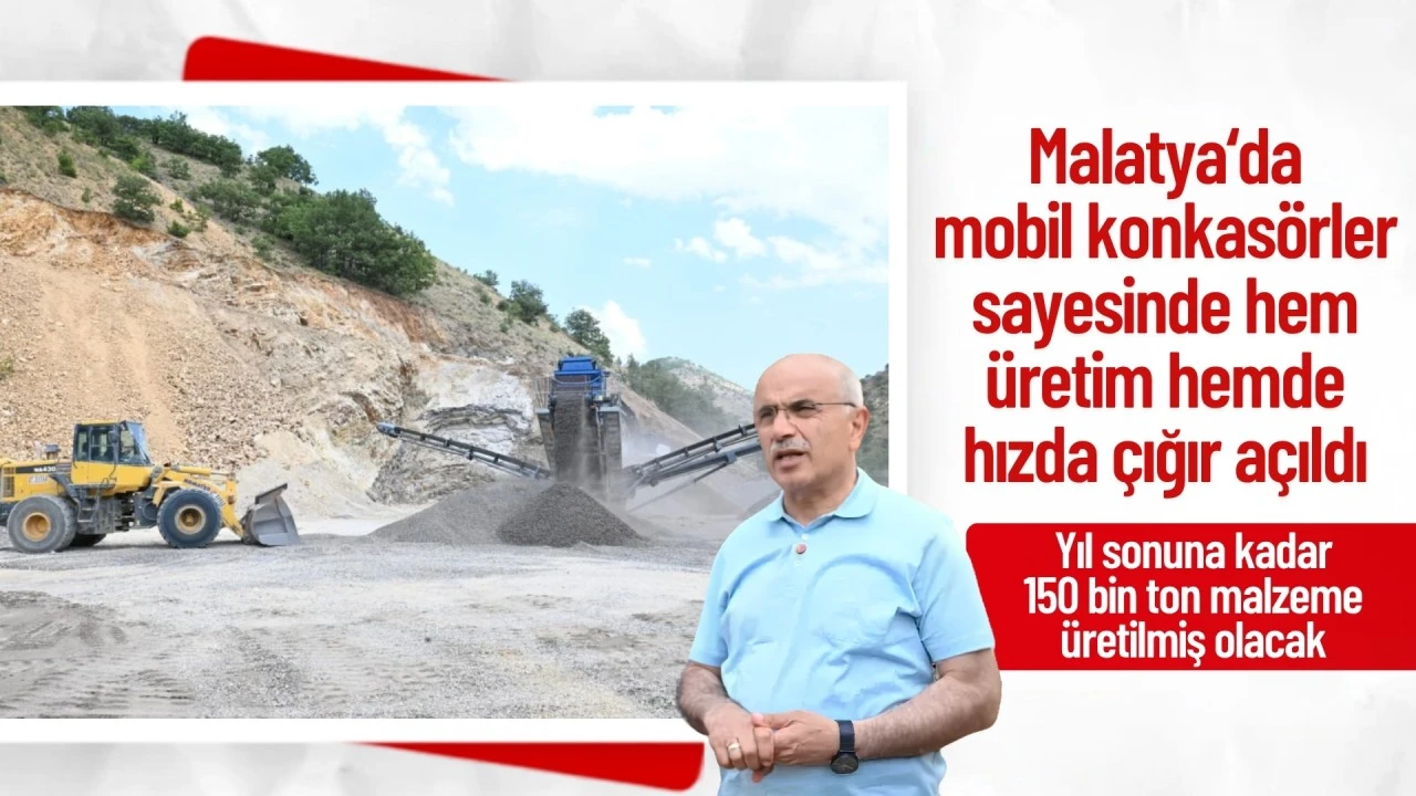 B&uuml;y&uuml;kşehir mobil konkas&ouml;rlerle hem &uuml;retiyor hem hızlı hizmet veriyor