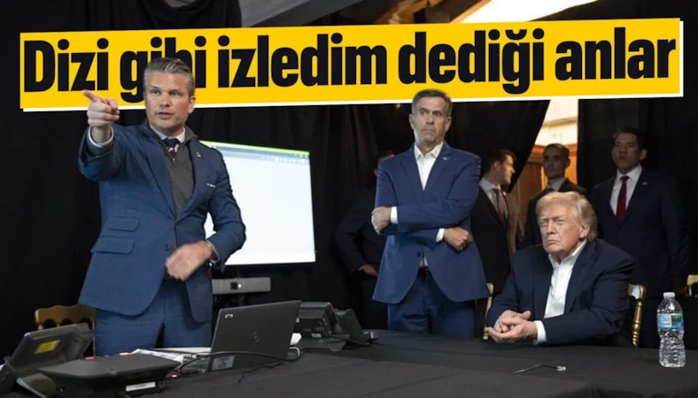 Donald Trump'ın, Venezuela operasyonunu izlediği anlar paylaşıldı