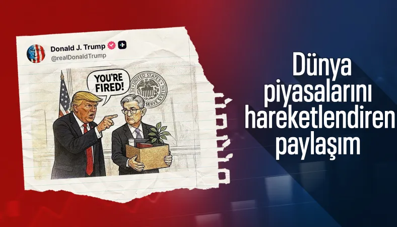 Donald Trump'tan imalı paylaşım: Fed Başkanı'nı kovduğu karikatürü yayınladı