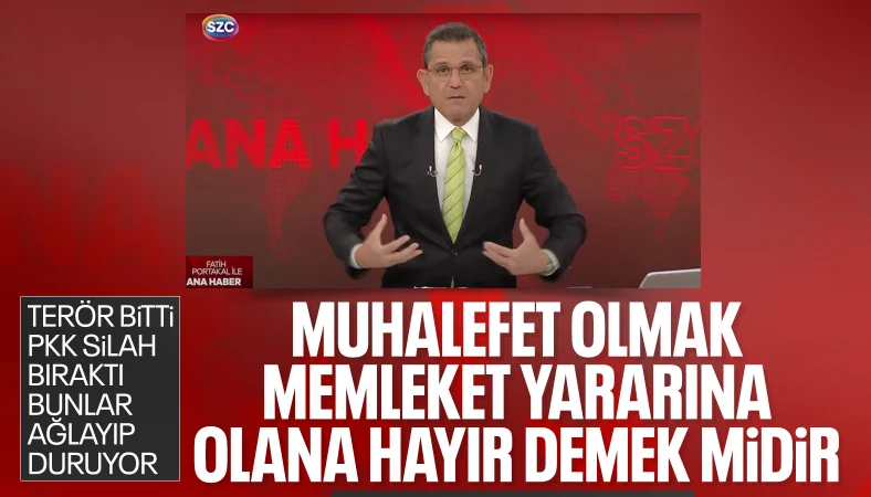 Fatih Portakal, PKK'nın feshini yorumladı