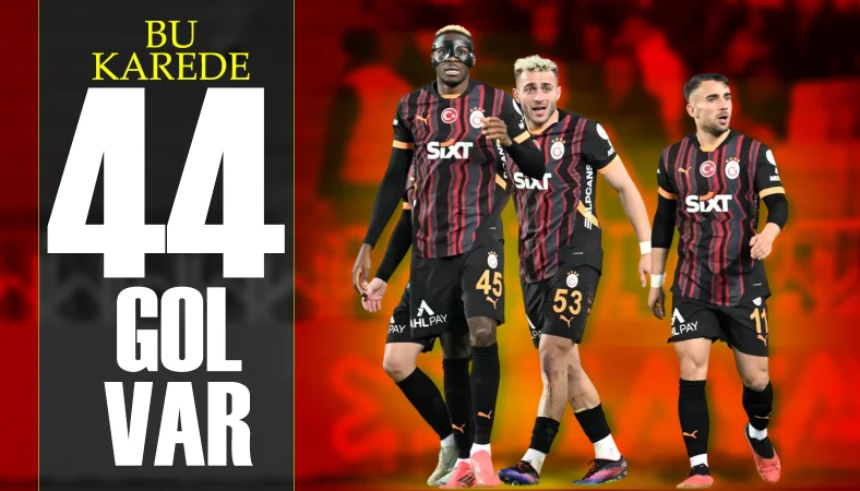Galatasaray'da Osimhen, Yunus ve Barış büyüledi