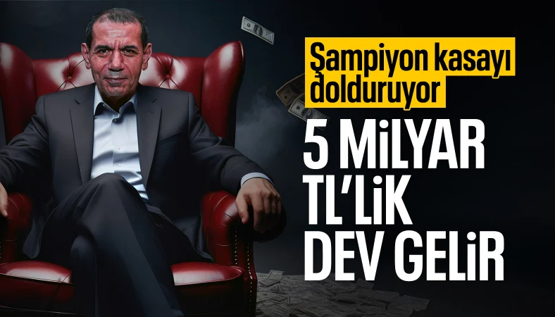Galatasaray şampiyonlukla birlikte kasasını doldurdu