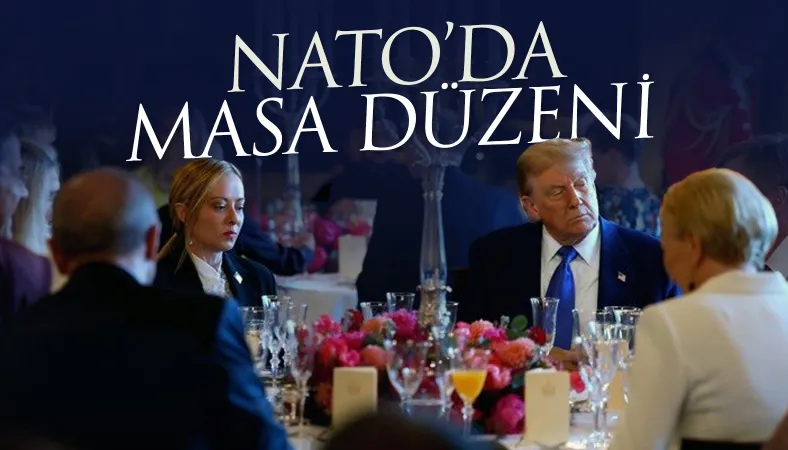 Hollanda Kralı'nın verdiği yemekte dikkat çeken oturma düzeni