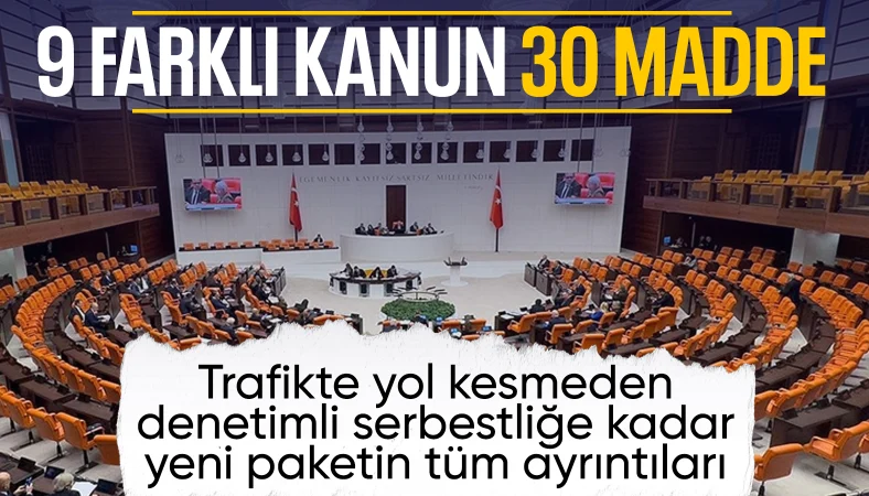 İnfaz paketi Meclis'te: Paketin içeriğinde neler var