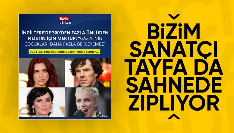 İngiliz ünlülerden İsrail'in Gazze'deki saldırılarına sessiz kalmama çağrısı