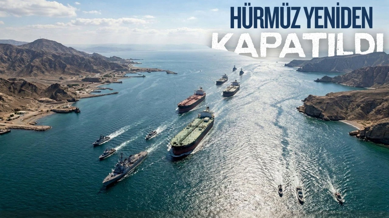 İran, H&uuml;rm&uuml;z Boğazı'nı tamamen kapattığını duyurdu