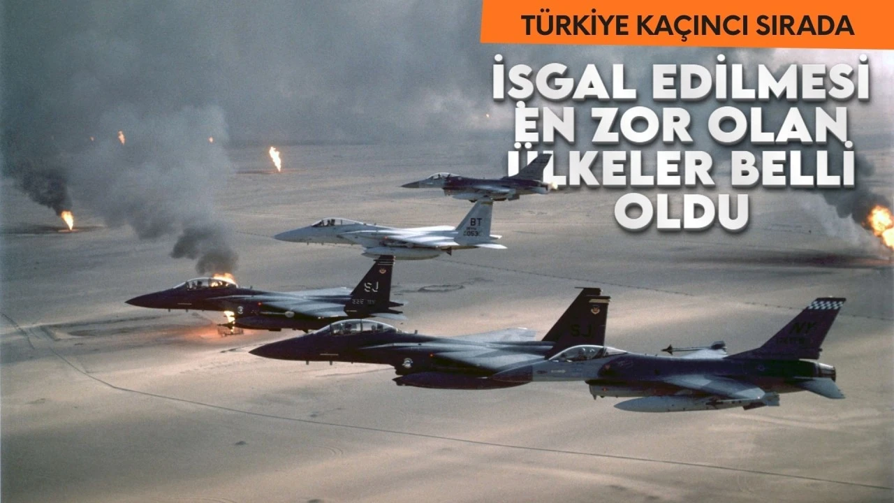 İşgal edilmesi en zor &uuml;lkeler belli oldu! T&uuml;rkiye ka&ccedil;ıncı sırada?