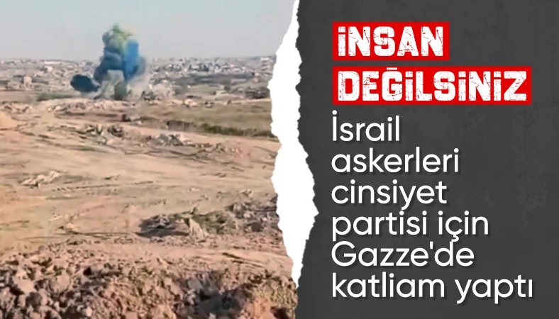 İsrail askerleri, cinsiyet açıklama partisi için Gazze'de yerleşim yerini bombaladı