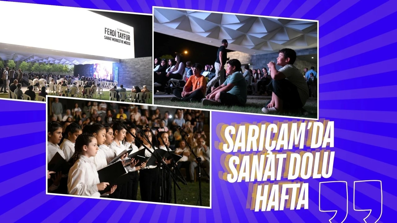 SARIÇAM’DA SANAT DOLU HAFTA SONU