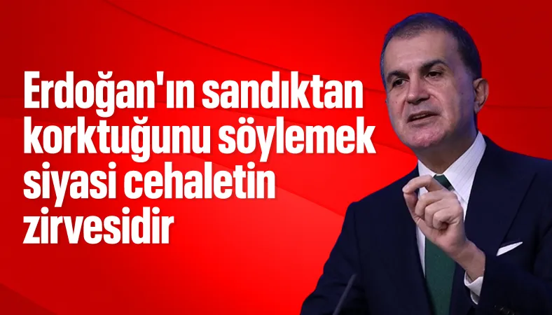 Ömer Çelik'ten Özgür Özel'e tepki: Meşru demokratik alanı tehdit eden sözleri yok hükmündedir