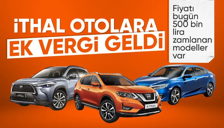 Otomobil fiyatlarında yeni vergi dönem başladı