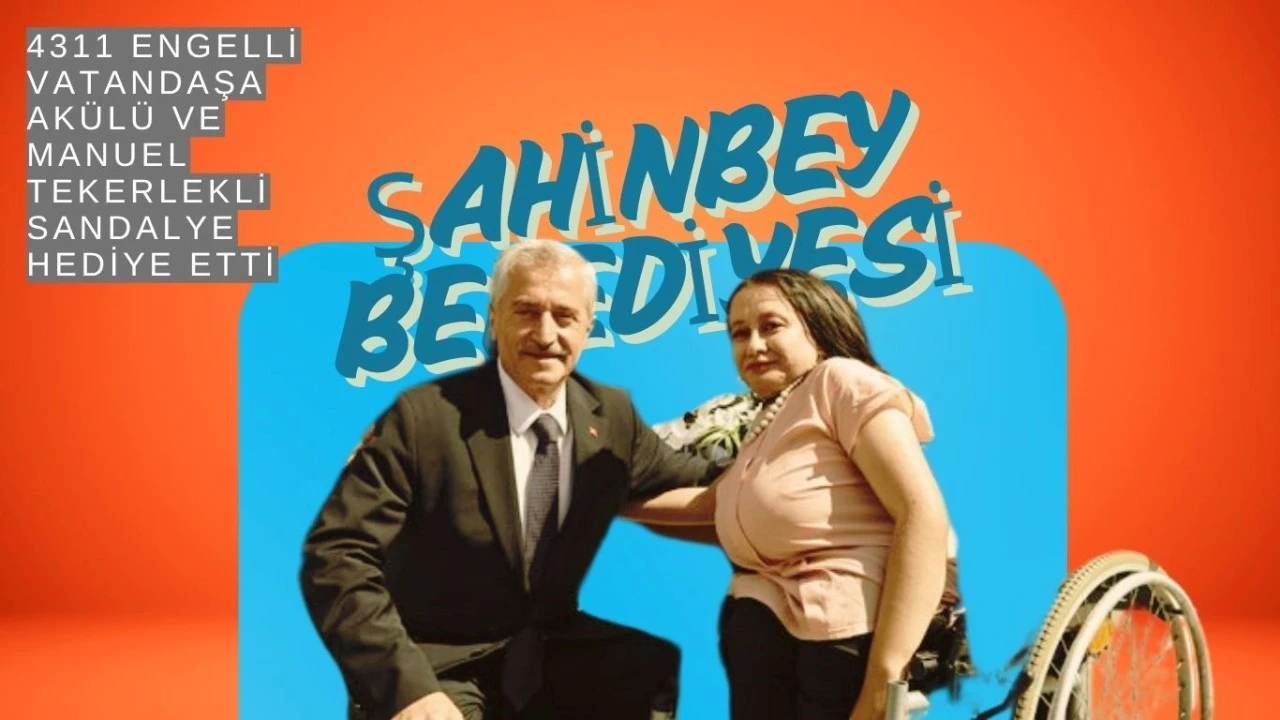 Şahinbey Belediyesi yılın 365 günü engellilerin yanında olduğunu göstererek, engelli vatandaşlara bugüne kadar 4.311 adet akülü ve manuel tekerlekli sandalye hediye etti.
