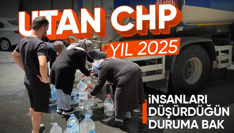 Sarıyer'de belediye tankerle su dağıttı: Bidonlarla evlere su taşıdılar