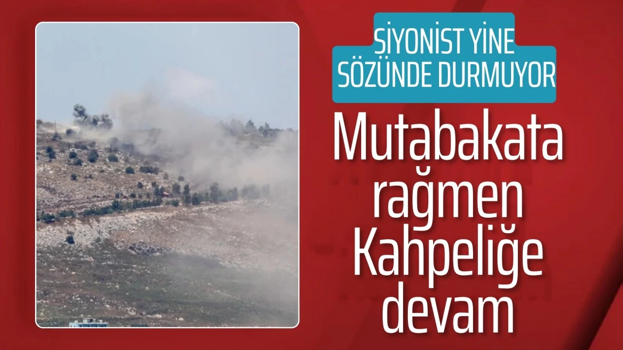 Siyonist yine s&ouml;z&uuml;nde durmuyor! Mutabakata rağmen kahpeliğe devam