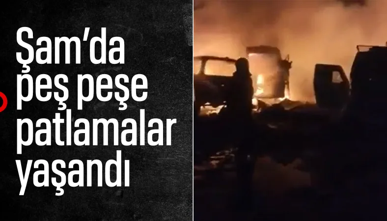 Suriye'nin başkenti Şam'da patlama meydana geldi