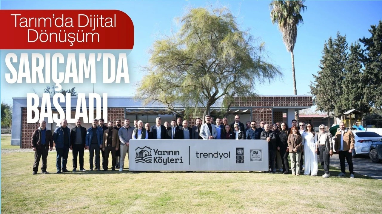 Tarımda dijital d&ouml;n&uuml;ş&uuml;m Sarı&ccedil;am&rsquo;da başladı