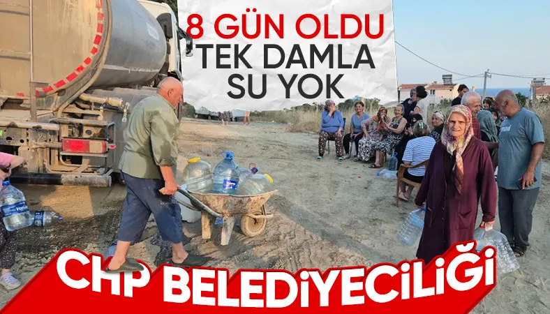 Tekirdağ'da CHP'li belediyeye susuzluk isyanı: Kendi halimize terk edildik