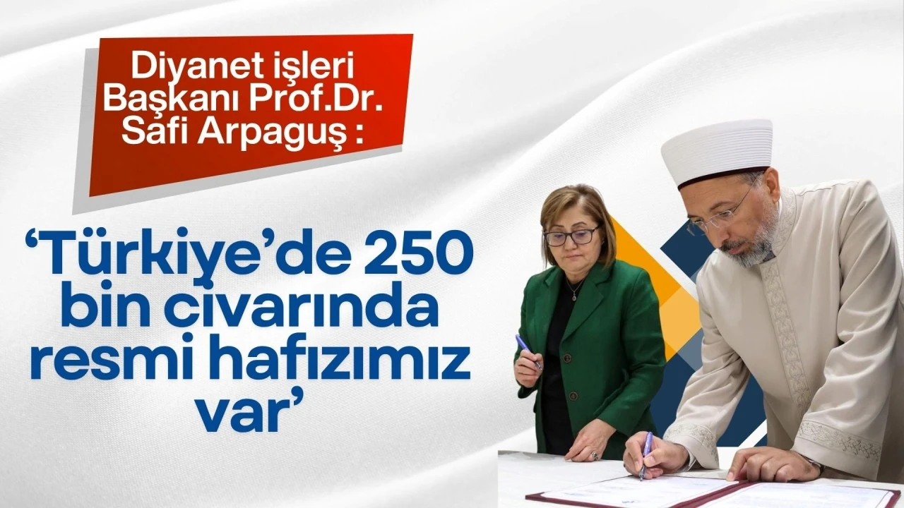 “Türkiye’de 250 bin civarında resmi hafızımız var”