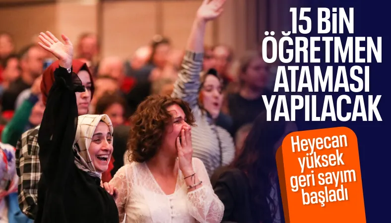 15 bin sözleşmeli öğretmen ataması yarın yapılacak