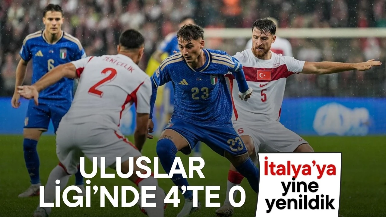 A Milli Futbol Takımımız, İtalya'ya mağlup oldu