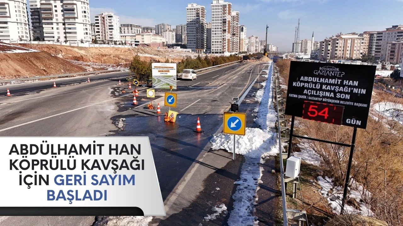 Abdülhamit Han Köprülü Kavşağı için geri sayım başladı