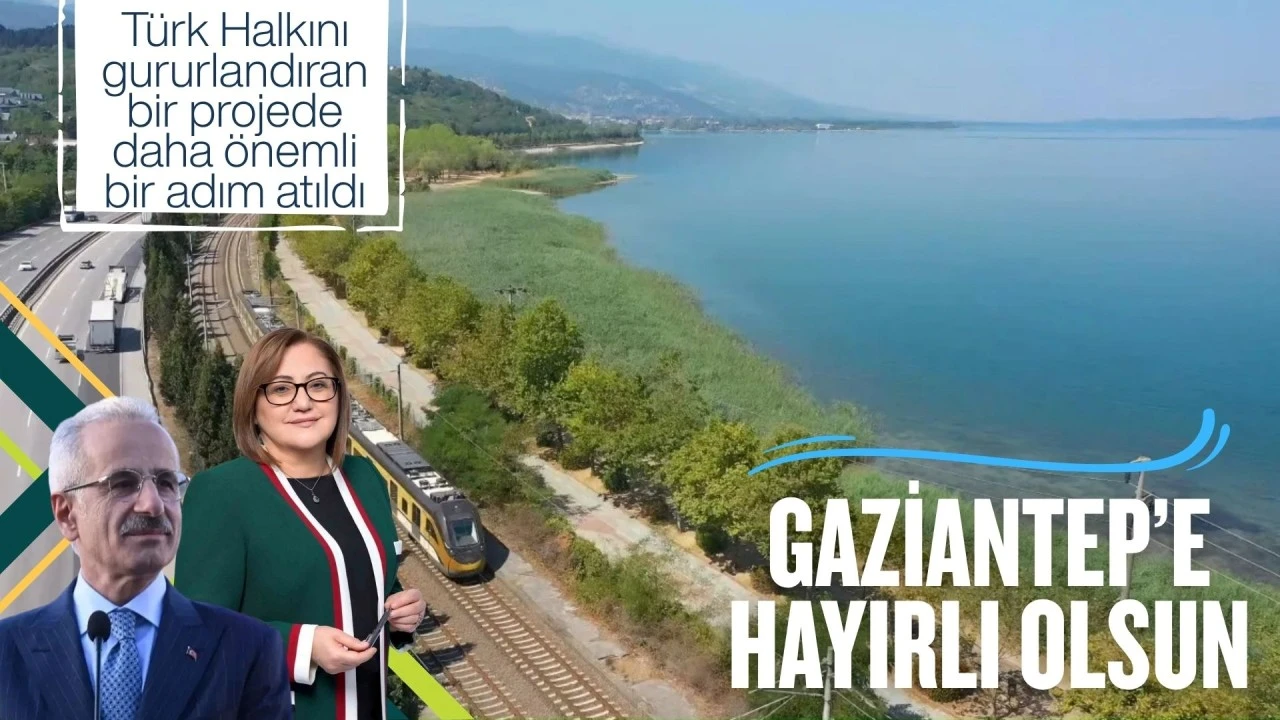 Abdulkadir Uraloğlu: Yerli ve milli dördüncü tren seti Gaziantep'e ulaştı