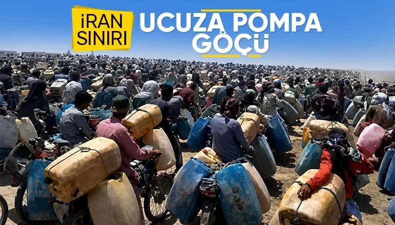 Akaryakıt krizinde son perde: Ucuz yakıt i&ccedil;in İran sınırına akın ettiler