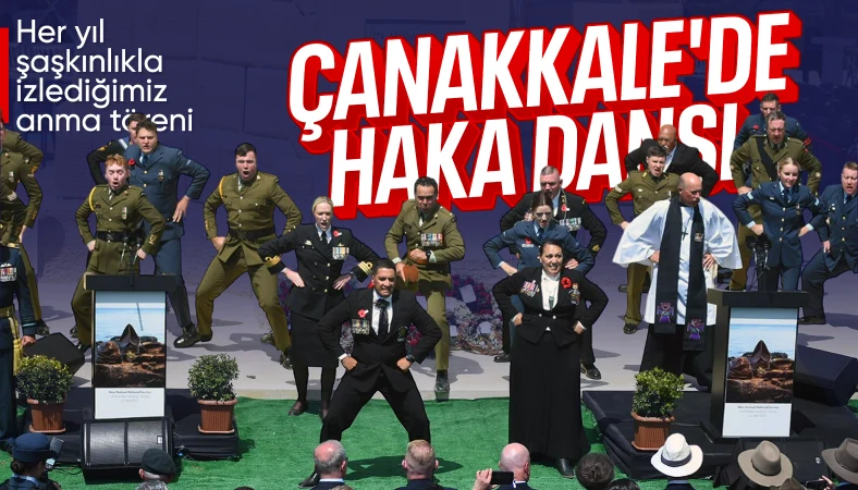 Anzak askerler Gelibolu'da haka dansıyla anıldı