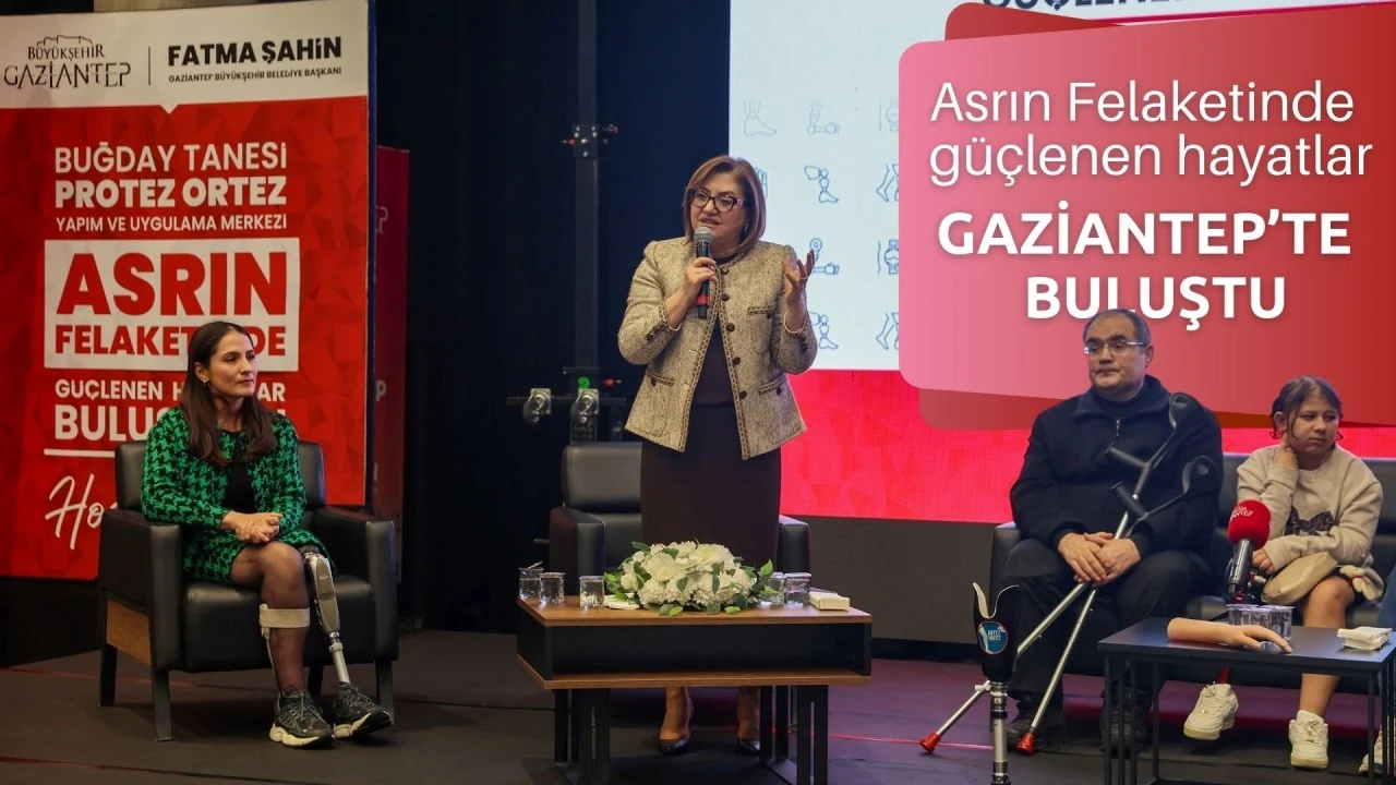 Asrın felaketinde güçlenen hayatlar Gaziantep’te buluştu