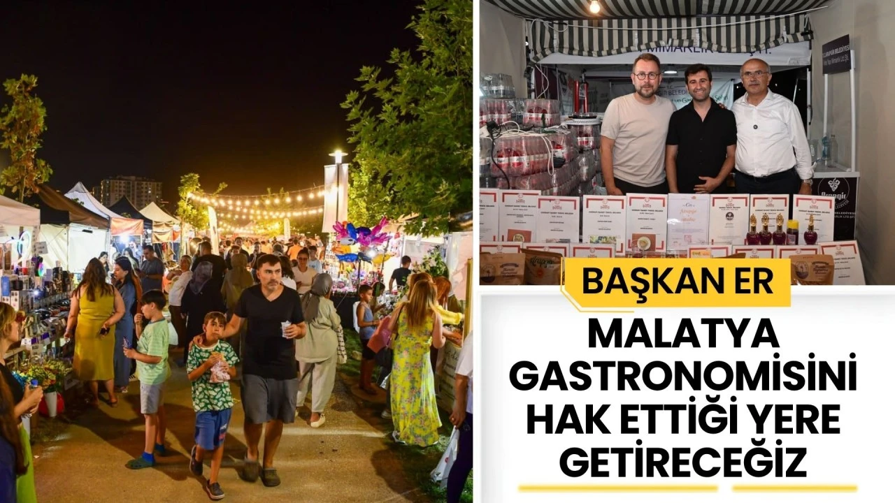 Başkan Er: Malatya Gastronomisini hak ettiği yere getireceğiz