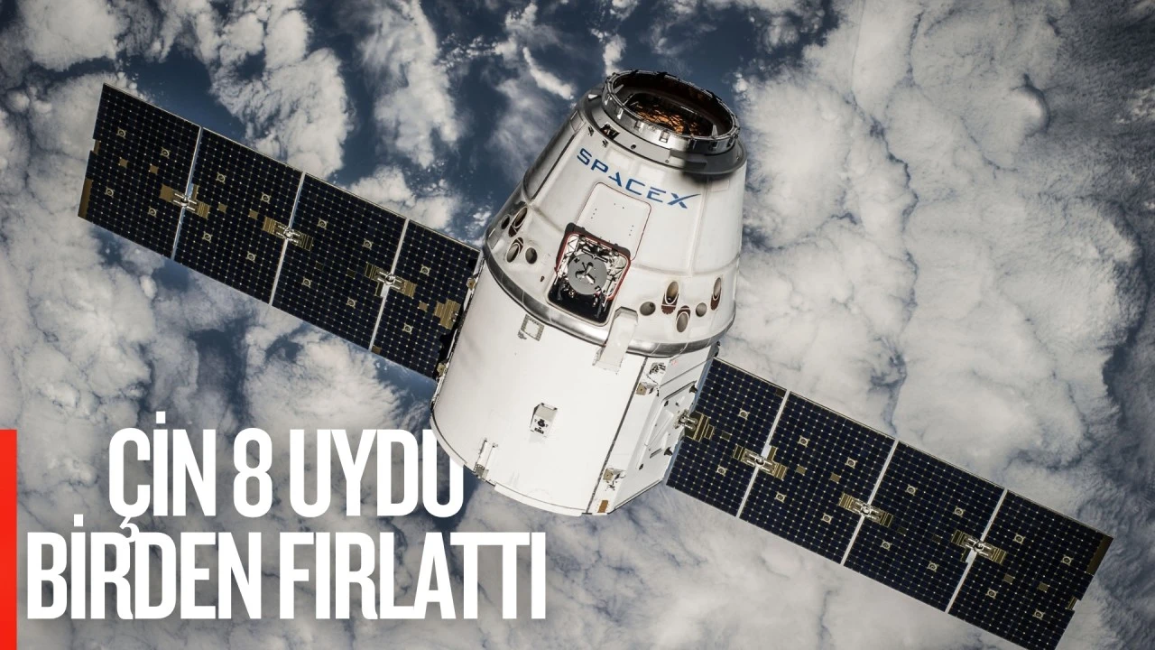 Çin, 8 uydu birden fırlattı