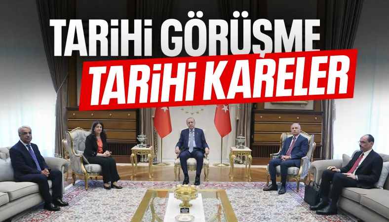 Cumhurbaşkanı Erdoğan, DEM heyetini kabul etti