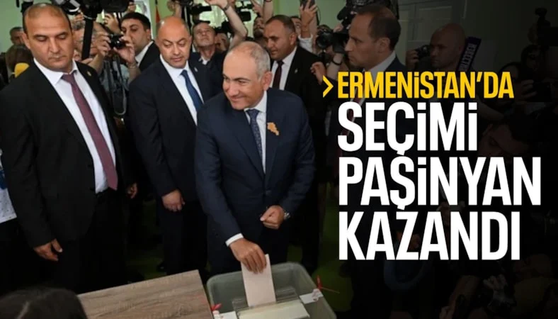 Ermenistan seçimlerinde PaÅŸinyan zaferini ilan etti