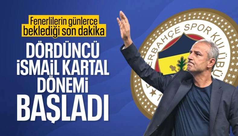 Fenerbahçe'de 4. İsmail Kartal dönemi başladı
