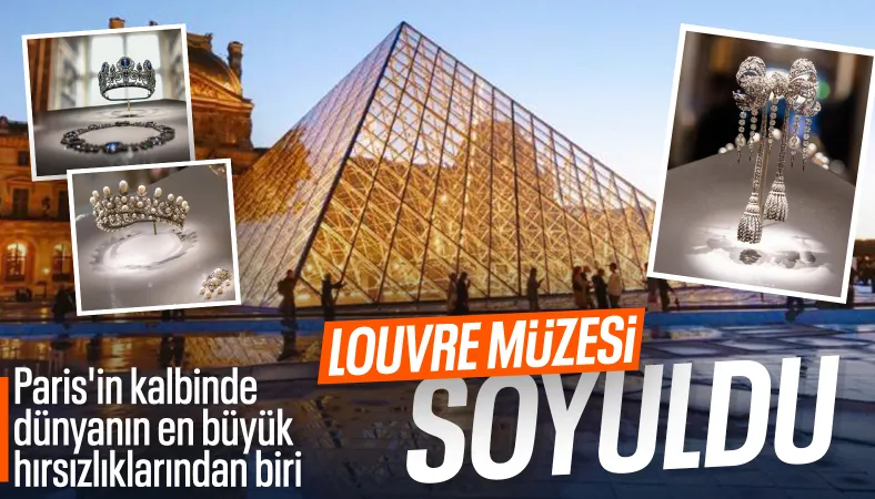 Fransa'da Louvre Müzesi'nden tarihi eser çalan hırsızlar aranıyor