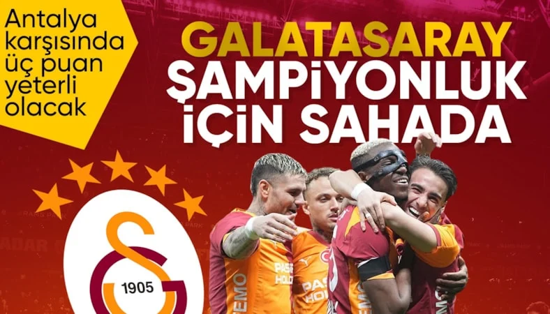 Galatasaray - Antalyaspor ma&ccedil;ının muhtemel 11'leri
