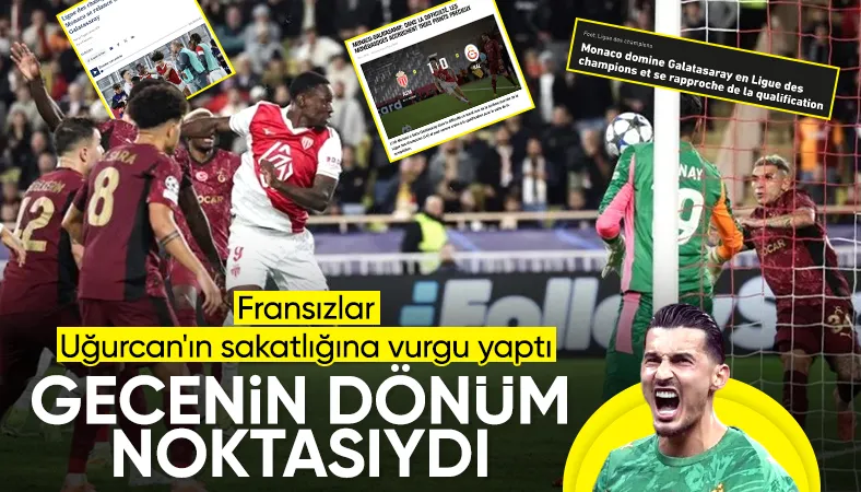 Galatasaray'ın Monaco yenilgisi Fransız basınının gündeminde