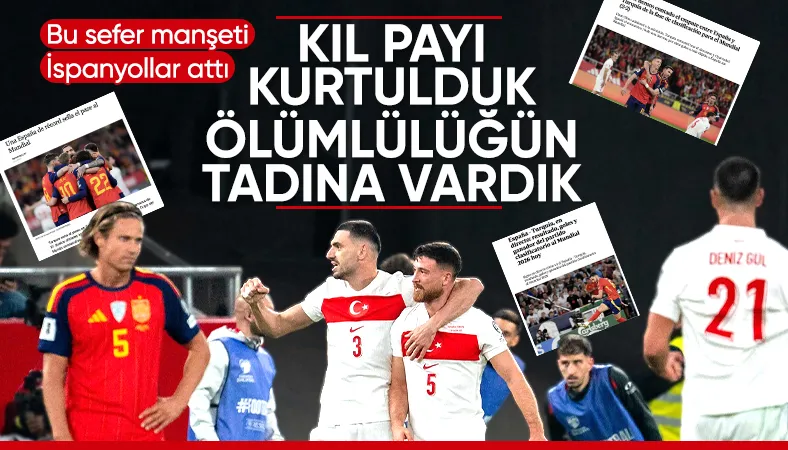 İspanyol basını zorlu maçını manşetlere taşıdı: Kıl payı kurtulduk
