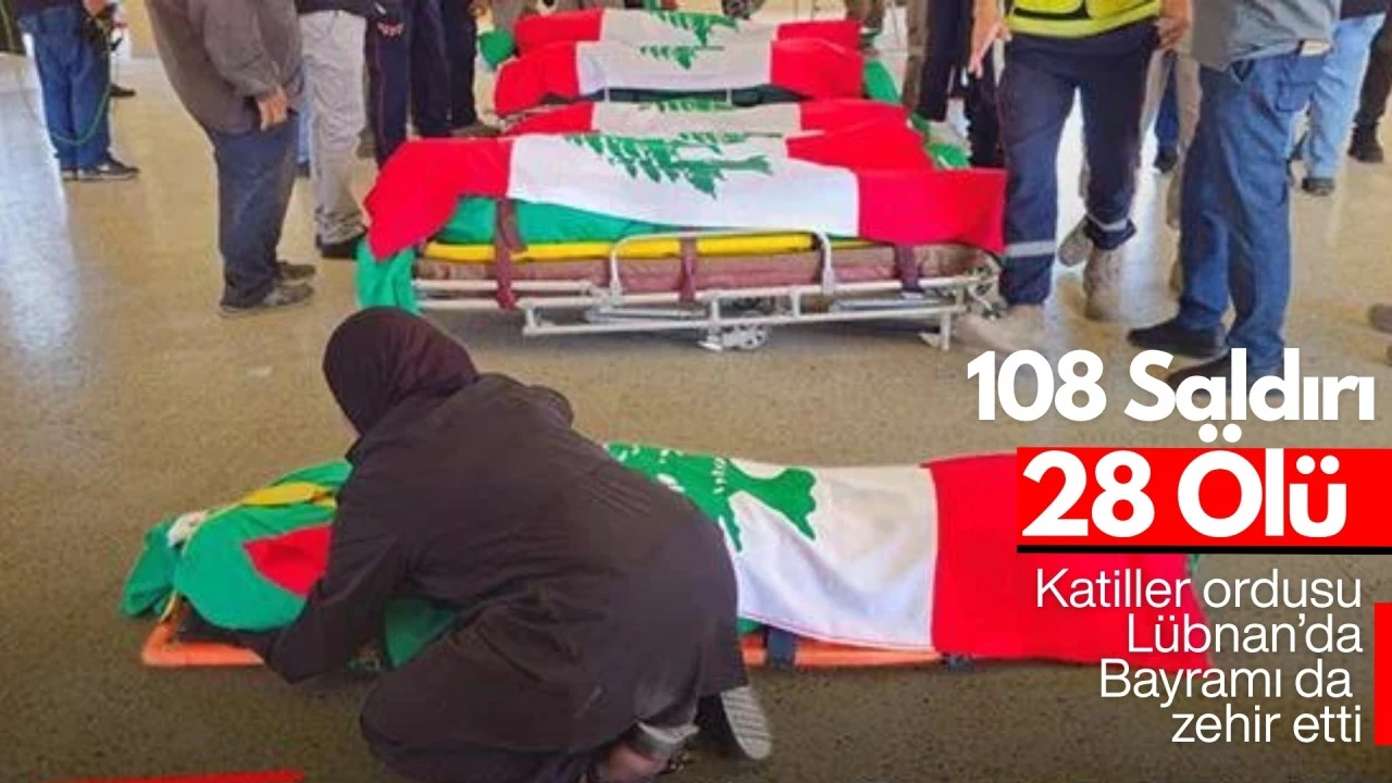 İsrail'in L&uuml;bnan'a bayramın ikinci g&uuml;n&uuml;nde d&uuml;zenlediği saldırılarda 28 kişi &ouml;ld&uuml;