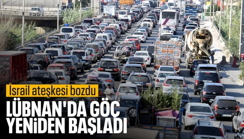 İsrail'in saldırdığı Lübnan'da yeni göç dalgası