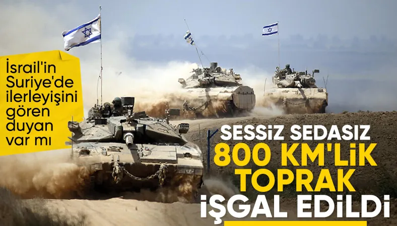 İsrail son bir yılda Suriye'de 800 kilometrekarelik toprak işgal etti