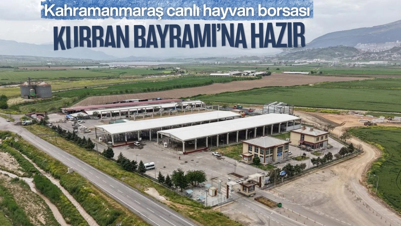 Kahramanmaraş Canlı Hayvan Borsası Kurban Bayramı&rsquo;na hazır