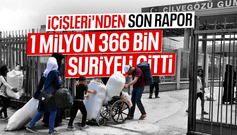 Mustafa Çiftçi, gönüllü dönüş yapan Suriyelilerin sayısını açıkladı