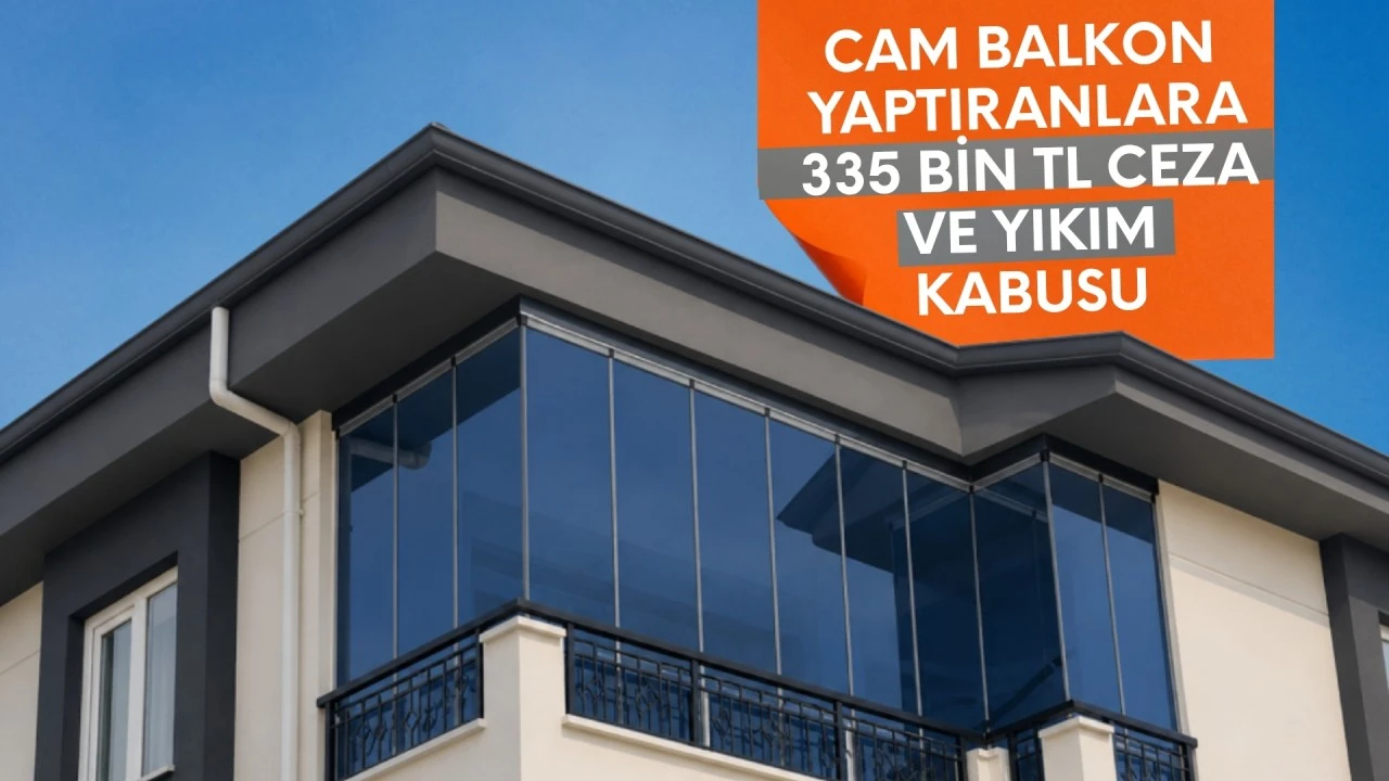 Balıkesir'de baÅŸladı, tüm Türkiye’yi baÄŸlıyor! Cam balkon yaptıranlara 335 bin TL ceza ve yıkım kâbusu