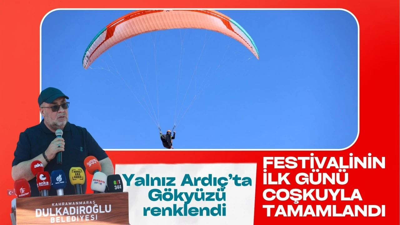 YALNIZ ARDI&Ccedil;&rsquo;TA G&Ouml;KY&Uuml;Z&Uuml; RENKLENDİ, FESTİVALİNİN İLK G&Uuml;N&Uuml; COŞKUYLA TAMAMLANDI