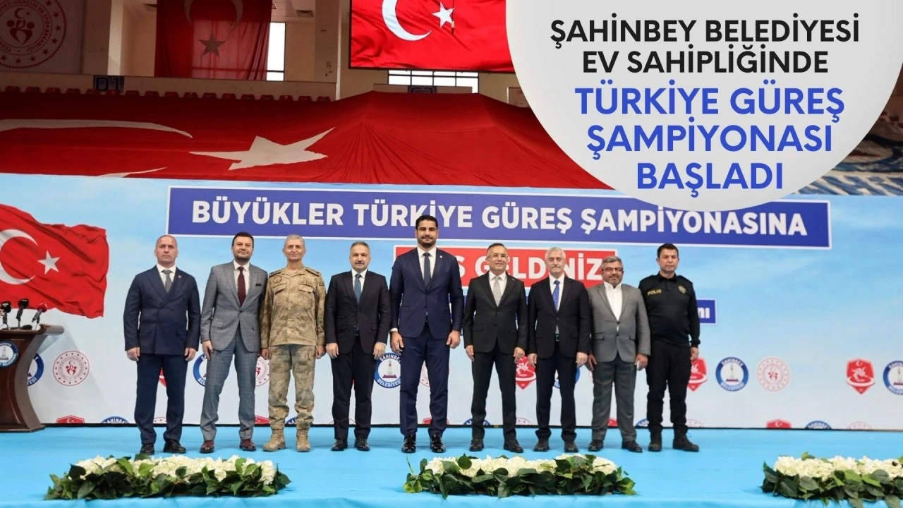 ŞAHİNBEY BELEDİYESİ EV SAHİPLİĞİNDE TÜRKİYE GÜREŞ  ŞAMPİYONASI BAŞLADI