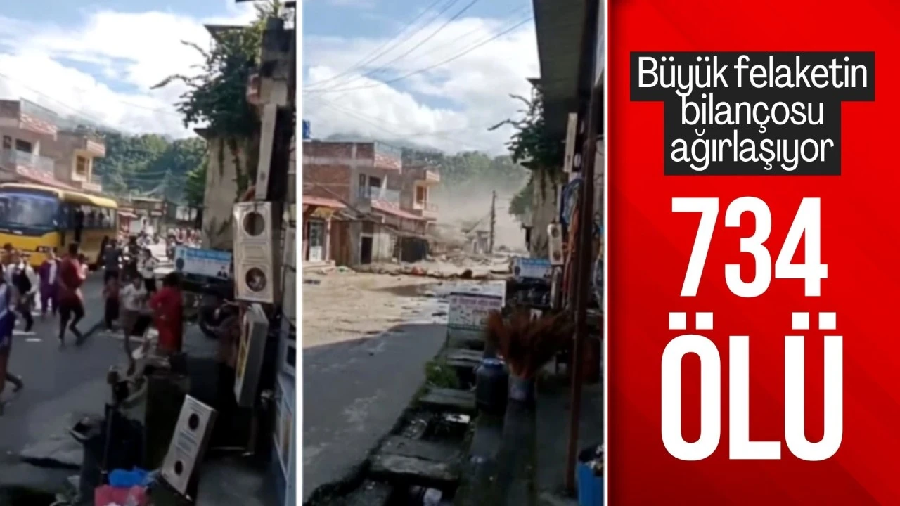 Nepal'deki selde hayatını kaybedenlerin sayısı 734'e çıktı